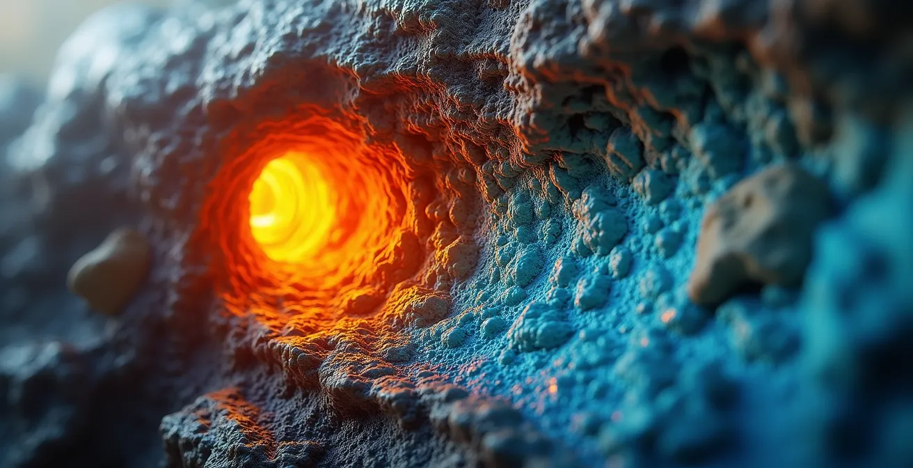 Visualisation comparative des signatures sismiques entre injection de vapeur chaude et d'eau froide dans un réservoir pétrolier