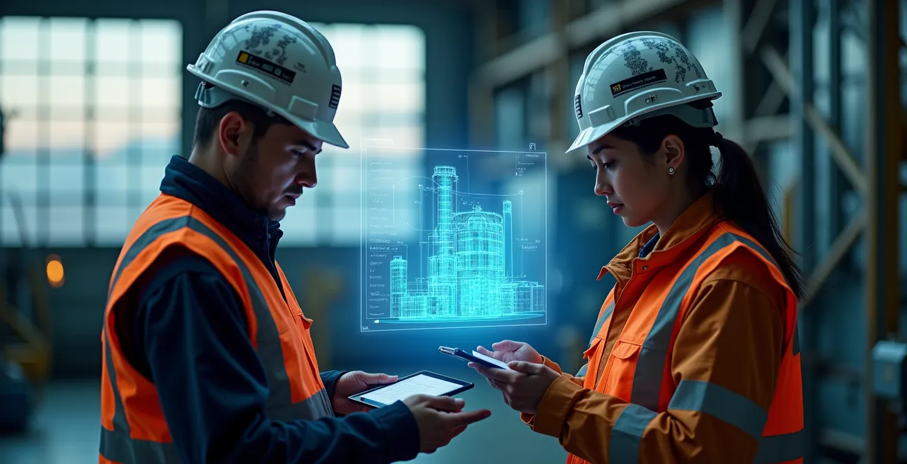 Système de recyclage d'eau en boucle fermée dans une installation pétrolière moderne